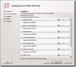 Exchange 2007 SP3 complete