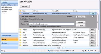 MailEnableAdmin Users