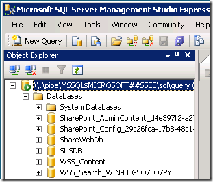 SQL SSEE 3