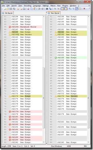 GoldMine Zip Comparison