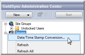 GoldMine Sync Stamp Conversion 1