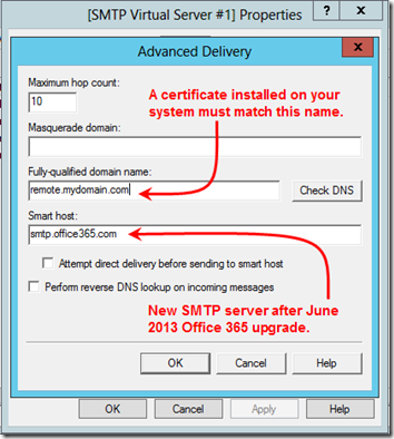 O365 SMTP Relay 1