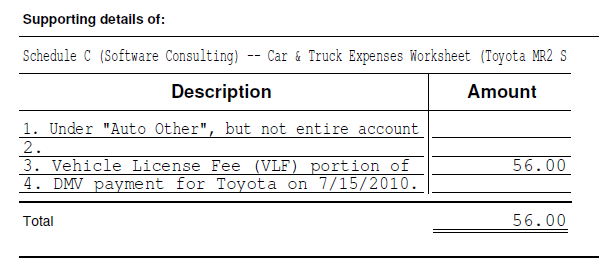 TurboTax Fails to Print Supporting Details | MCB Systems