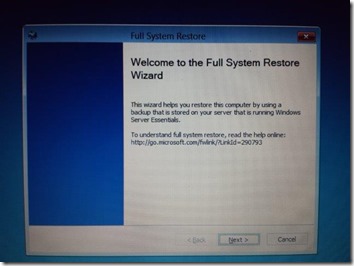 Client Restore 12