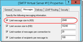 SMTP Smarthost 1