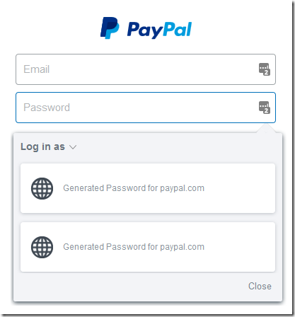 LastPass generated passwords
