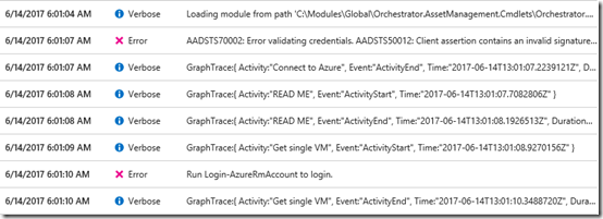 Azure Automation failure 3