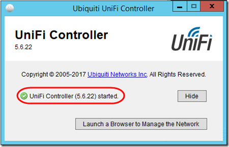 unifi controller windows