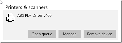 QuickBooks printer