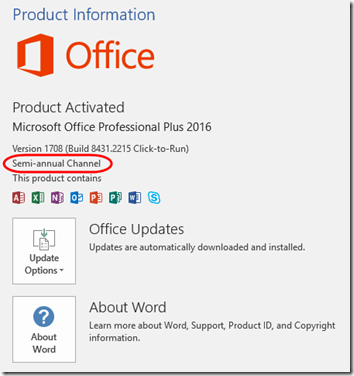 Office C2R Updates 5