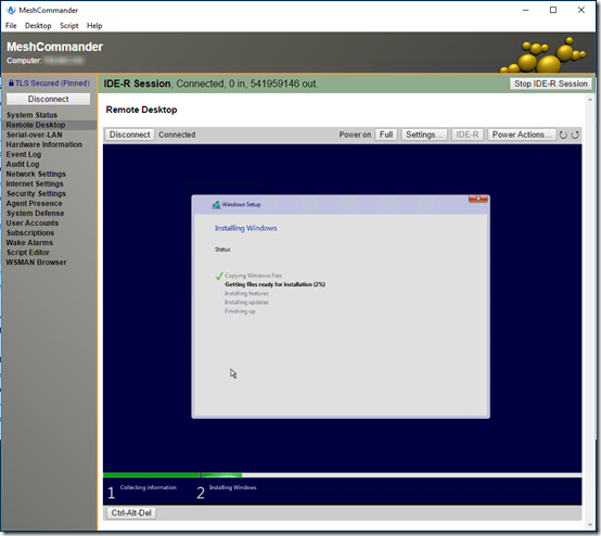 vPro remote OS install 1