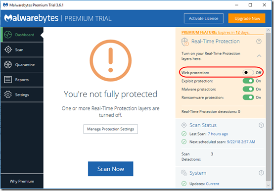 Malwarebytes 1