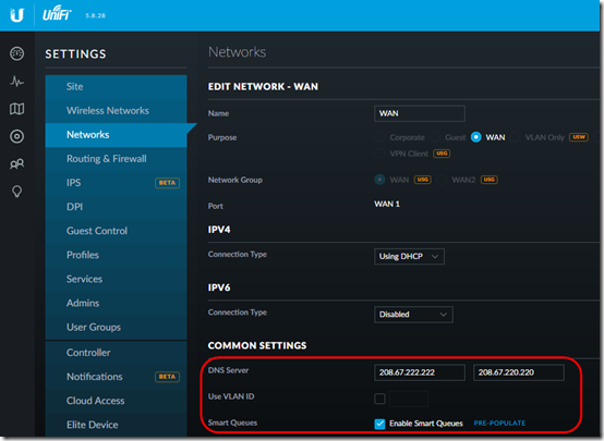 UniFi Smart Queue