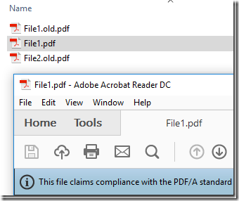 Batch Convert PDFA 9