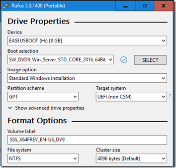 USB boot 1