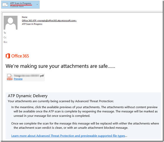 O365 ATP scan 1