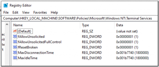 RDP on 2004 4