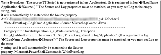 PowerShell Event Log 1