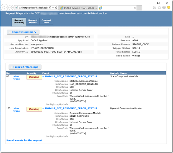 WSUS and IIS 4