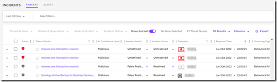 SentinelOne False Positive 1