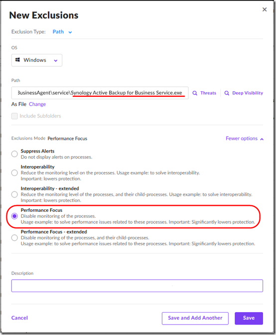 SentinelOne False Positive 3