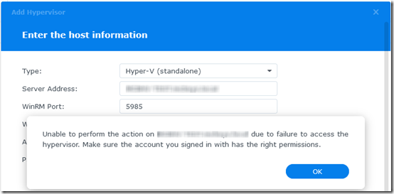 Synology and Hyper-V 2