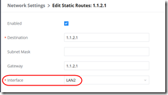 Flex 02 - Static route