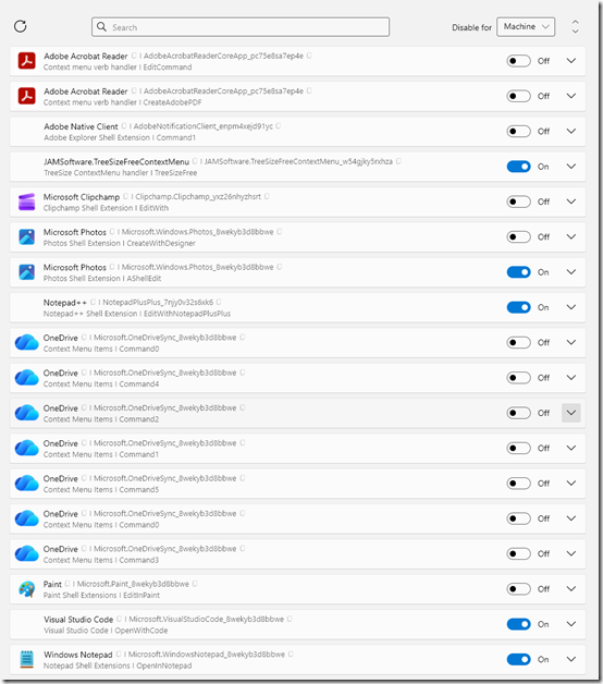 Context Menu Manager